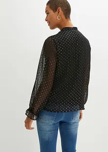 Blouse à effet brillant, bonprix