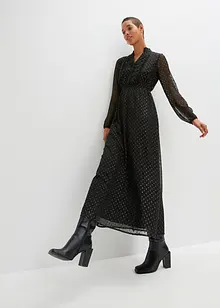 Robe longue à effet brillant, bonprix