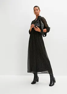 Robe longue à effet brillant, bonprix