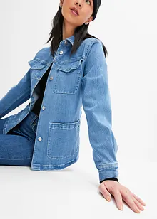 Veste en jean cargo avec ceinture, bonprix