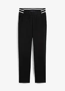 Pantalon à taille confortable rayée, bonprix