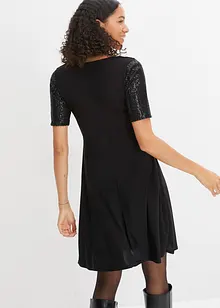 Robe courte à sequins, bonprix