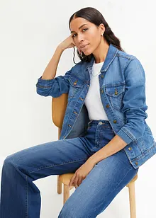 Veste en jean extensible, Basic, bonprix