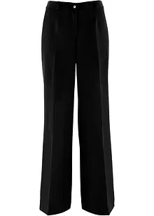 Pantalon stretch à taille élastiquée, Flare, bonprix