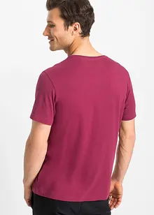 Lot de 3 T-shirts col V, bonprix