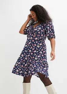 Robe en jersey à manches bouffantes, bonprix