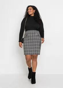 Robe courte à jupe imprimée, bonprix