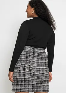 Robe courte à jupe imprimée, bonprix