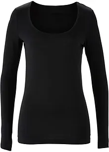 T-shirt manches longues près du corps, bonprix