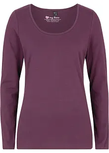 T-shirt manches longues près du corps, bonprix
