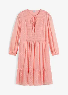 Robe en crêpe texturé, bonprix