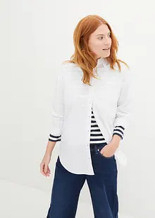 Blouse décontractée à patte de boutonnage, bonprix