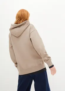 Sweat à capuche, oversize, bonprix
