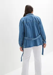 Veste en jean cargo avec ceinture, bonprix