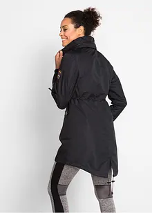 Parka de mi-saison imperméable à capuche, style 2-en-1, bonprix