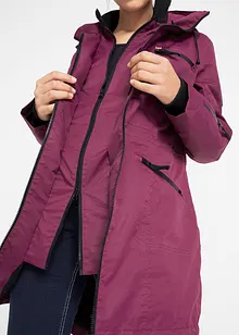 Parka de mi-saison imperméable à capuche, style 2-en-1, bonprix