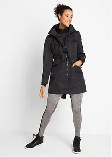 Parka de mi-saison imperméable à capuche, style 2-en-1, bonprix