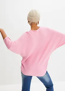 Pull côtelé oversize en viscose mélangée, bonprix