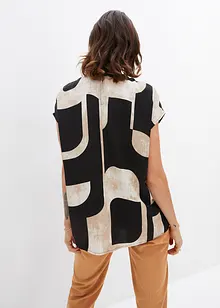 Blouse-tunique en satin, bonprix