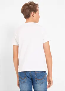T-shirts garçon basiques en coton, bonprix