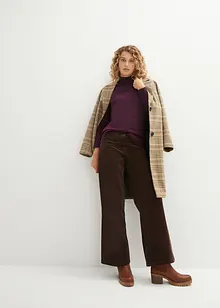 Pull basique en maille fine à col montant, bonprix