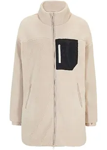 Veste en polaire peluche, bonprix