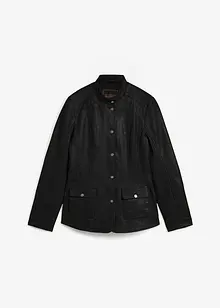 Veste en cuir nappa d'agneau, bonprix