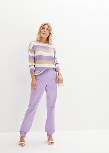 Pantalon cargo en coton extensible, bonprix