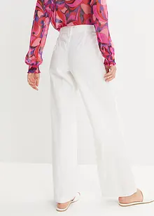 Pantalon tissé en lin et coton, bonprix