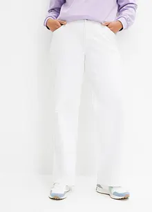 Pantalon large en twill, bonprix