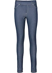 Legging aspect jean en coton mélangé, bonprix