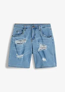 Short en jean destroyed, bonprix