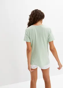 T-shirt en coton et viscose, bonprix