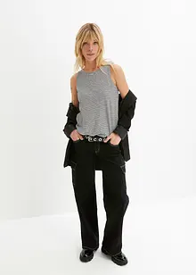 Top avec patte de boutonnage au dos, bonprix