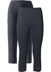 Lot de 2 leggings corsaire étroits, bonprix
