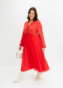 Robe plissée, bonprix