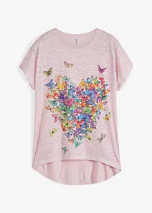 T-shirt à imprimé papillon, bonprix