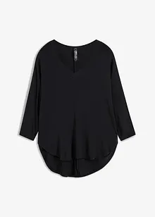 T-shirt manches 3/4 en viscose et élasthanne, bonprix