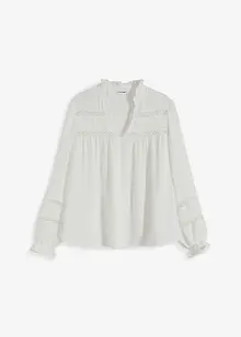 Blouse-tunique à dentelle, bonprix