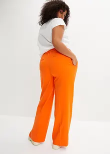 Pantalon large à pinces en polyester recyclé, bonprix