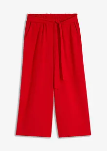 Jupe-culotte à taille élastiquée et revers, bonprix