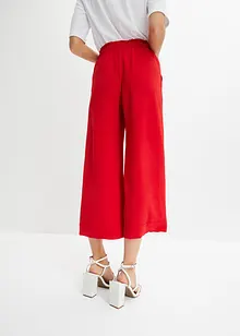 Jupe-culotte à taille élastiquée et revers, bonprix