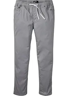 Pantalon droit extensible taille élastiquée, Regular, bonprix