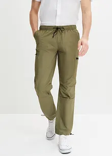 Pantalon cargo Loose Fit effet paper touch, Straight, RAINBOW