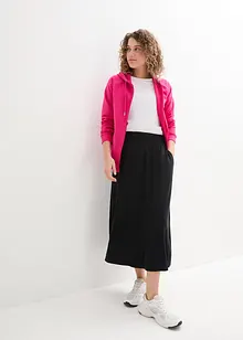 Jupe midi en jersey avec poches, bonprix