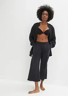 Pantalon de pyjama à poches latérales en coton, bonprix