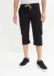 Pantalon jogger 3/4 avec poches cargo, Regular, bonprix