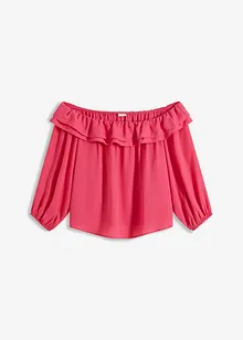 Blouse Carmen en polyester, bonprix