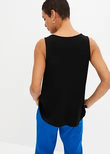 Top en viscose à encolure zippée, bonprix