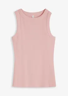 Débardeur côtelé 100% coton, bonprix